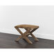 Theodora 19.25 inch Tan / Brown Stool